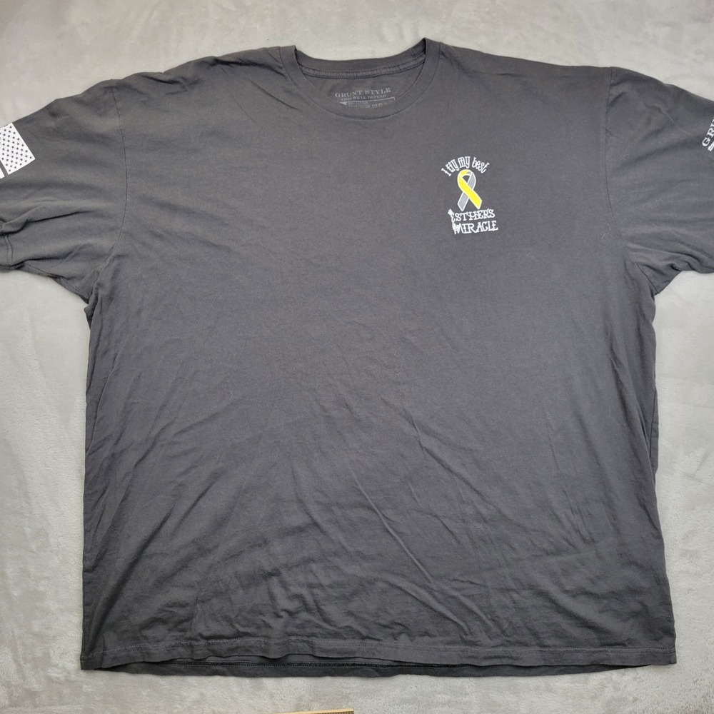 Grunt Style T Shirt Men XXXXL‎ Patriot Military Tactical Veteran USA Cancer 477
